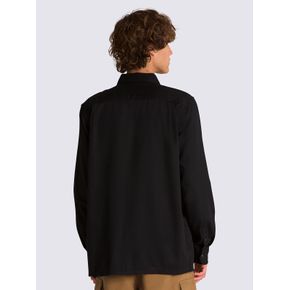 Camisa Manga Larga Hombre Sparwood Negro Vans