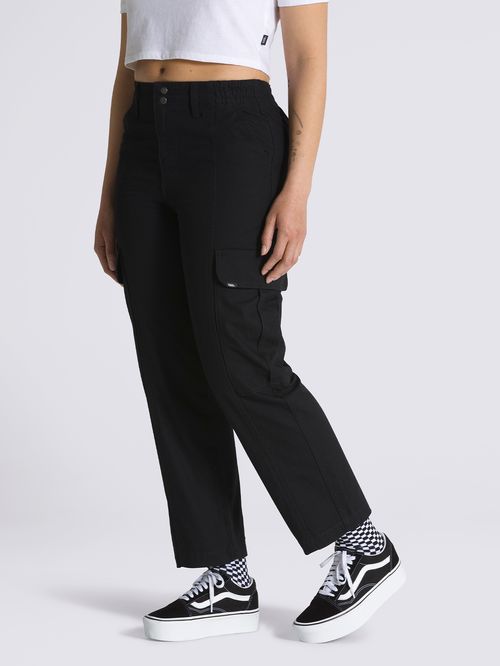 Pantalones vans shop mujer negro