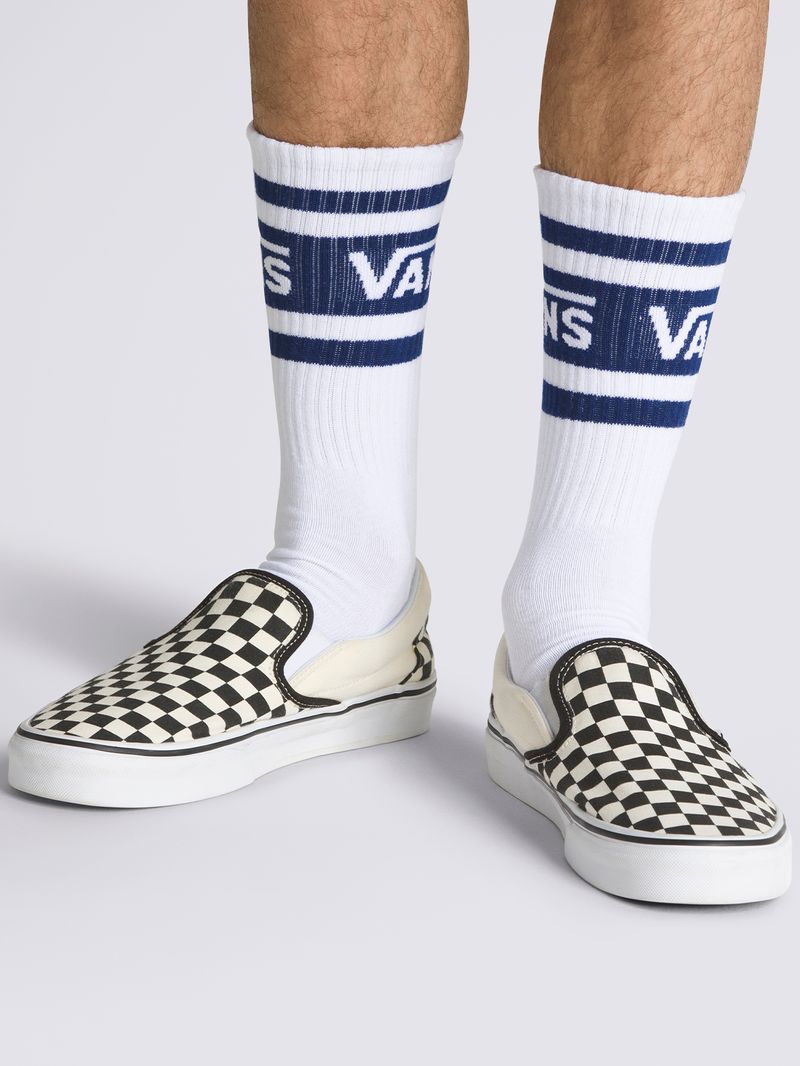 Calcetines Hombre Vans Art Half Crew Blanco Vans-Vans Chile