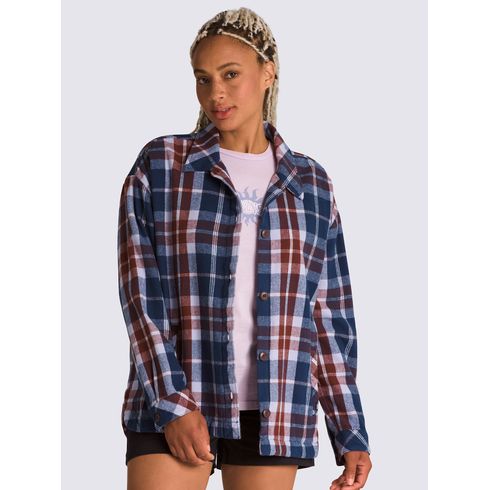 Camisa Manga Larga Mujer Eliza II Azul Vans