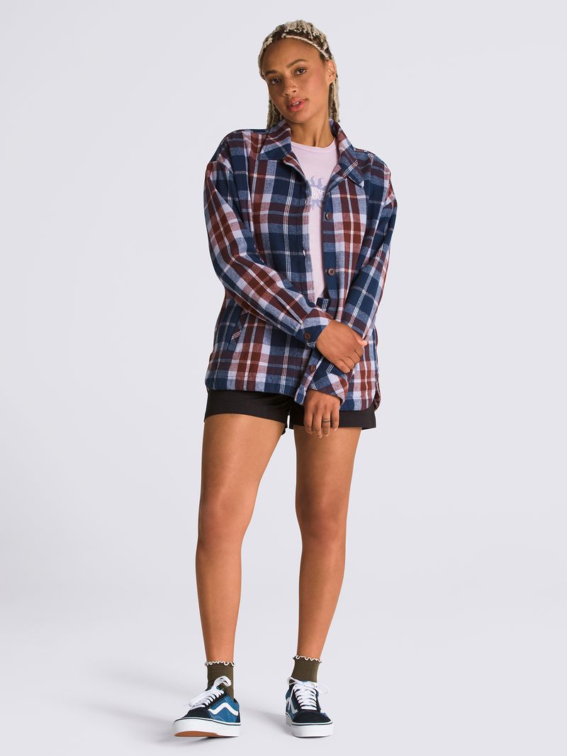 Camisa-Manga-Larga-Mujer-Eliza-II-Azul-Vans