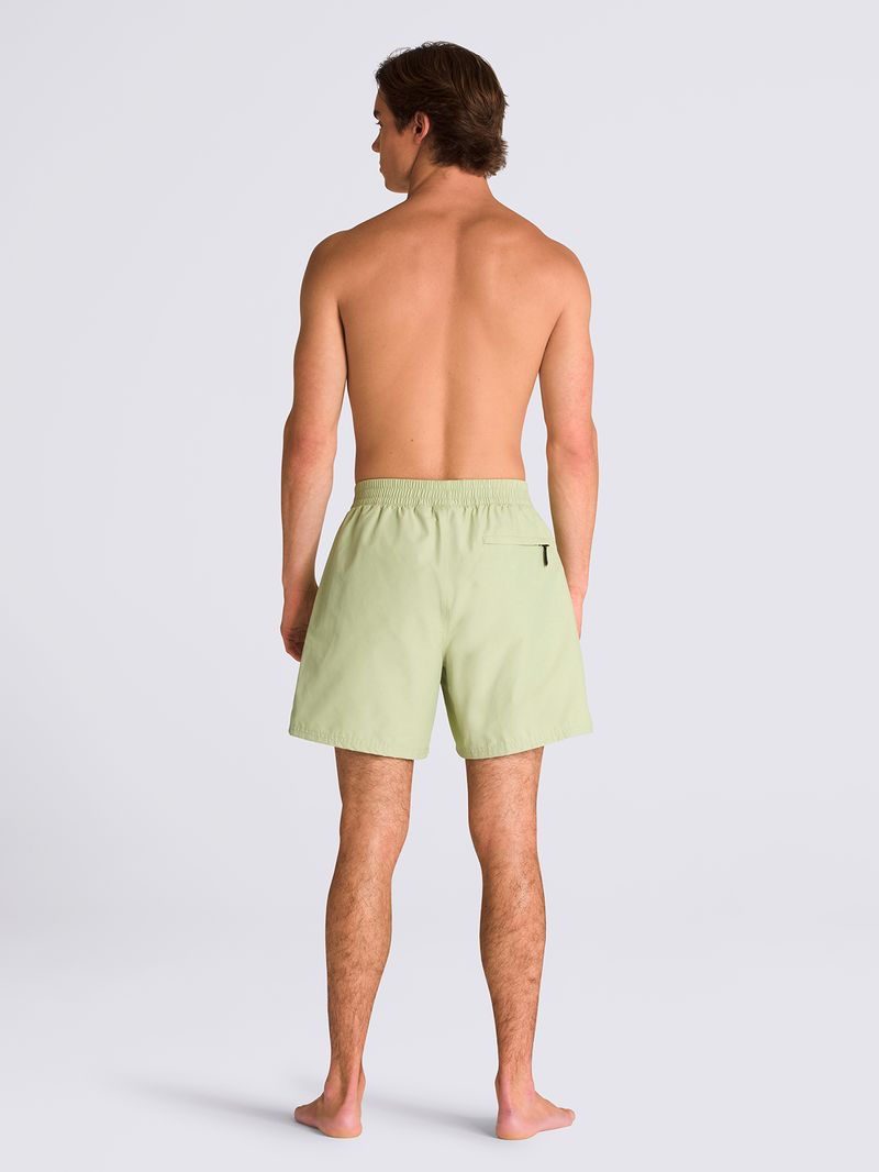 Traje-De-Baño-Hombre-Primary-Solid-Elastic-Verde-Claro-Vans