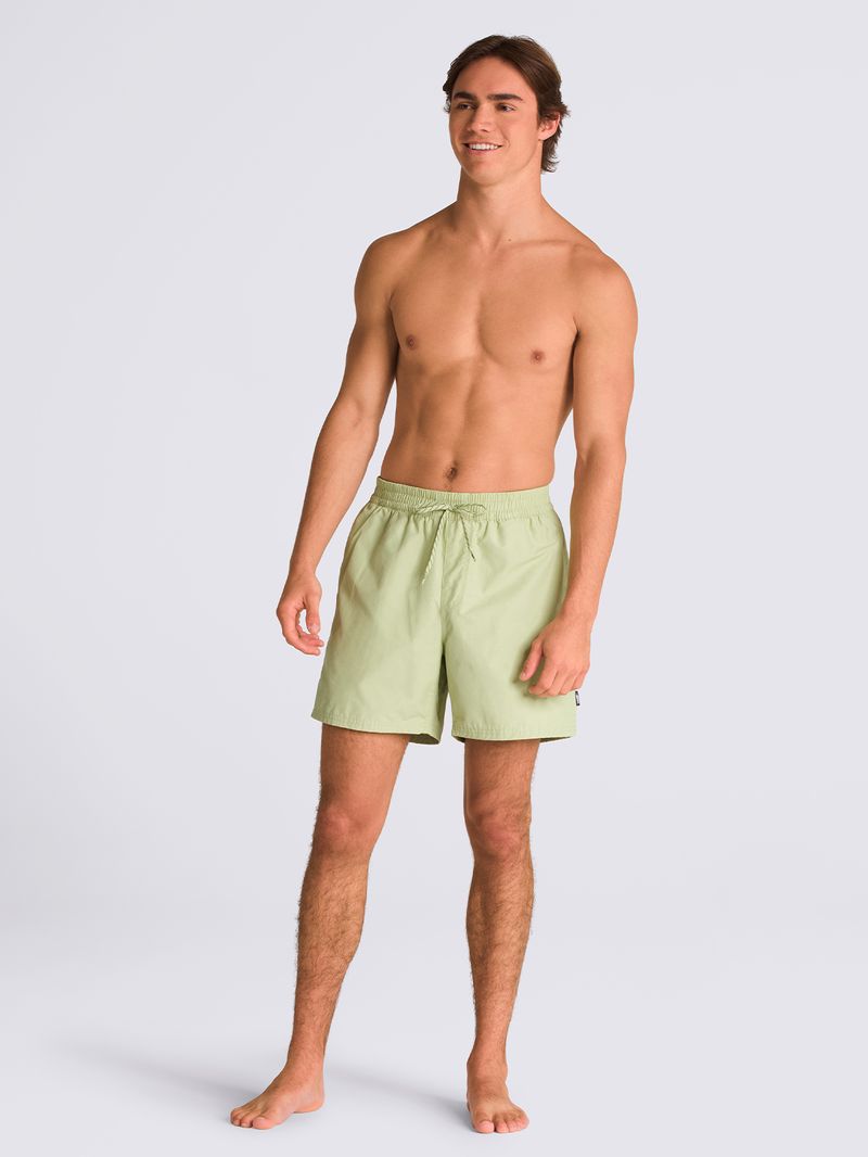 Traje-De-Baño-Hombre-Primary-Solid-Elastic-Verde-Claro-Vans