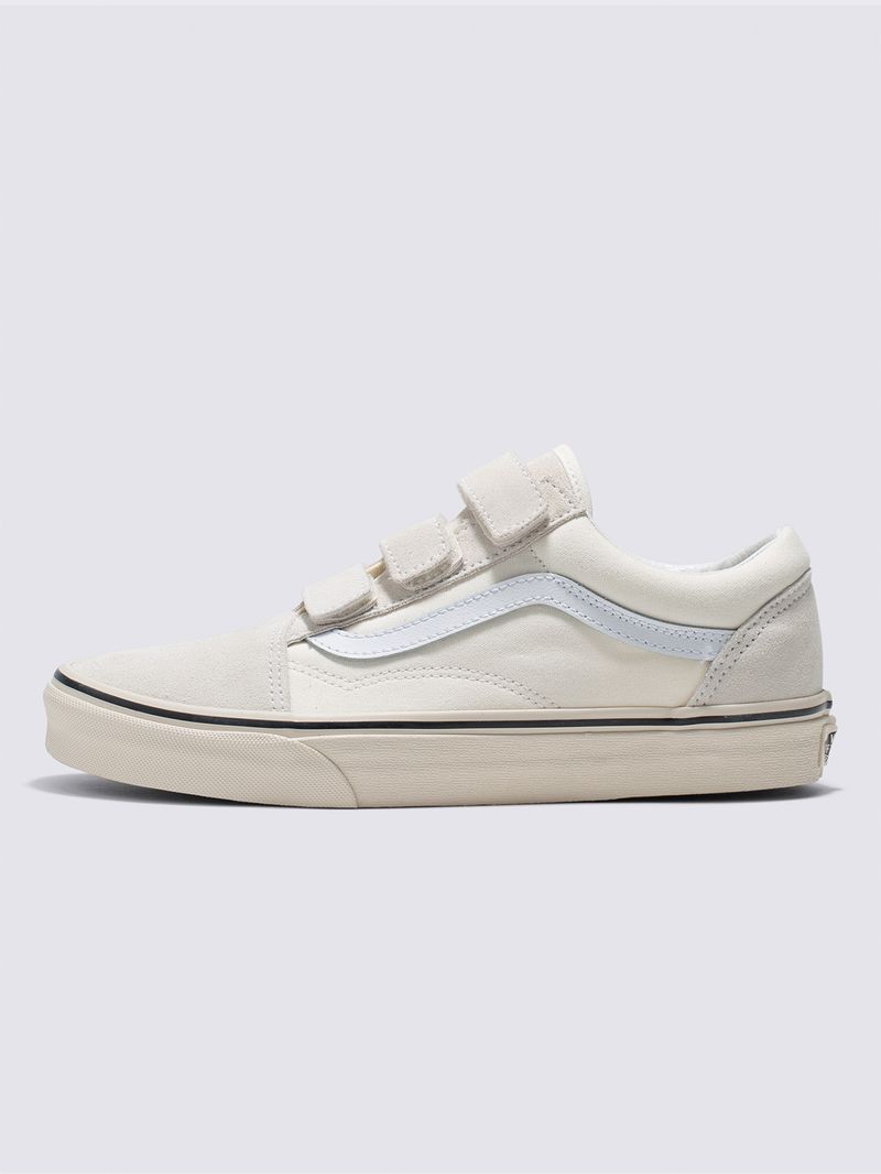 Zapatilla-Urbana-Unisex-Old-Skool-V-Blanco-Vans