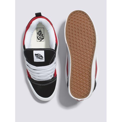 Zapatilla Unisex Knu Skool Rojo Blanco Vans