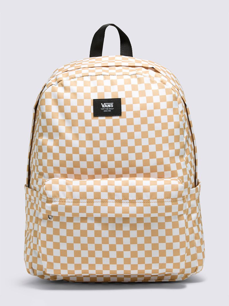 Mochila Unisex Old Skool Check Beige Vans Vans Chile