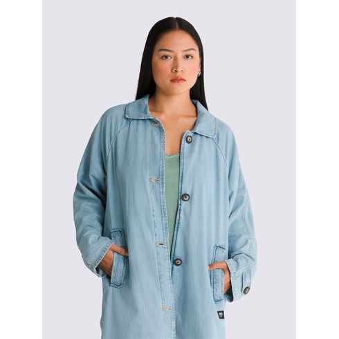 Chaqueta Mujer Skate Mac Denim  Azul Claro Vans
