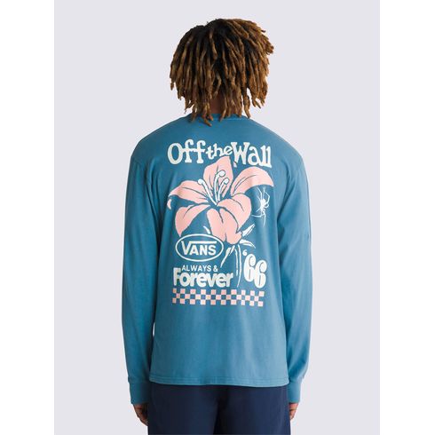 Polera Manga Larga Hombre Petal And Pest  Azul Vans