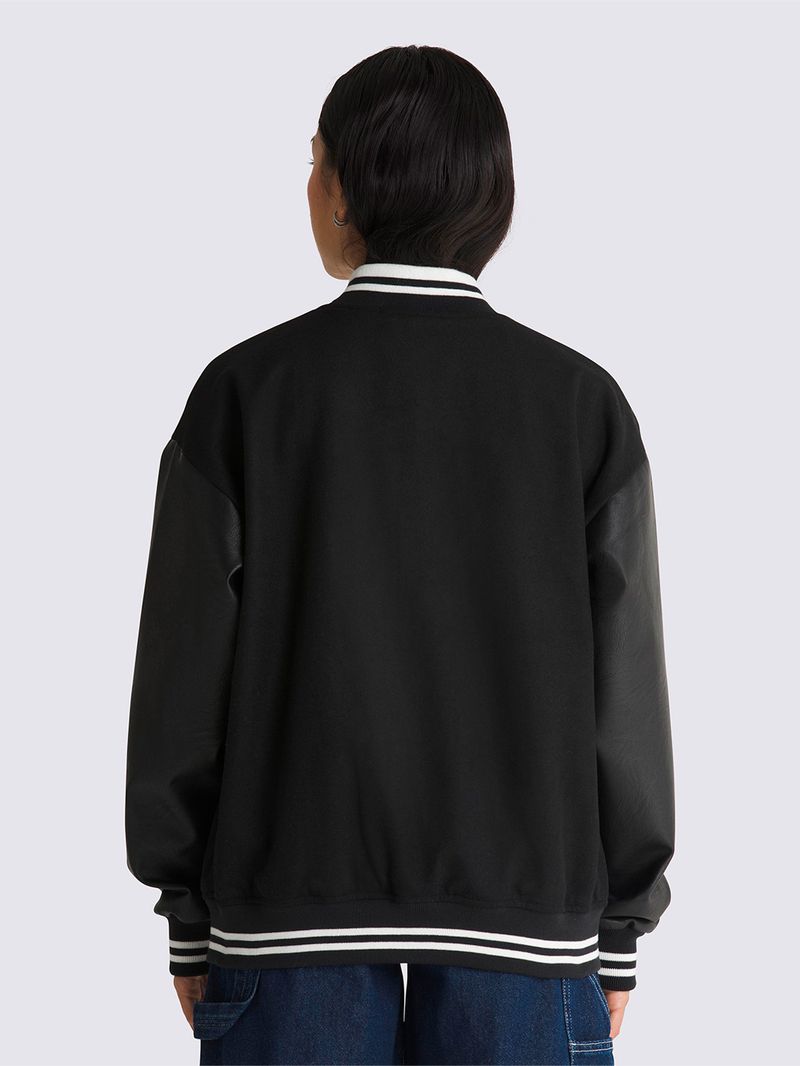 Chaqueta--Mujer-Varsity-Club-Bomber-Negro-Vans