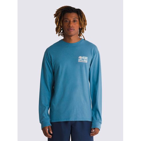 Polera Manga Larga Hombre Petal And Pest  Azul Vans