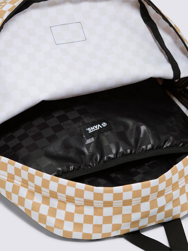 Mochila Unisex Old Skool Check Beige Vans Vans Chile