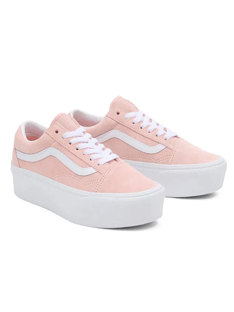 Zapatilla-Urbana-Mujer-Old-Skool-Stackform-Rosa-Claro-Vans