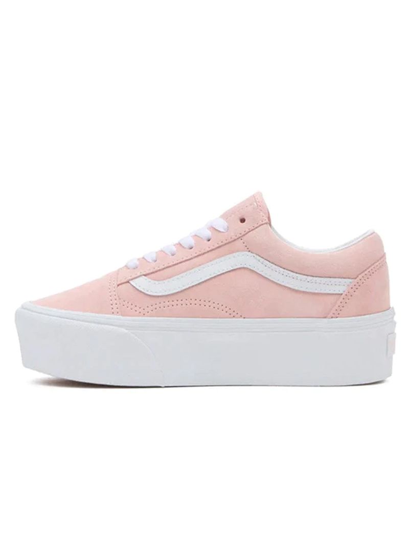 Zapatilla-Urbana-Mujer-Old-Skool-Stackform-Rosa-Claro-Vans