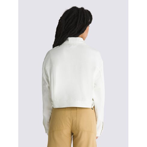 Chaqueta Mujer Raynes Crop Trucker Blanco Vans