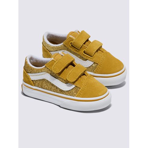 Zapatilla Casual Nino Old Skool V Mostaza Vans
