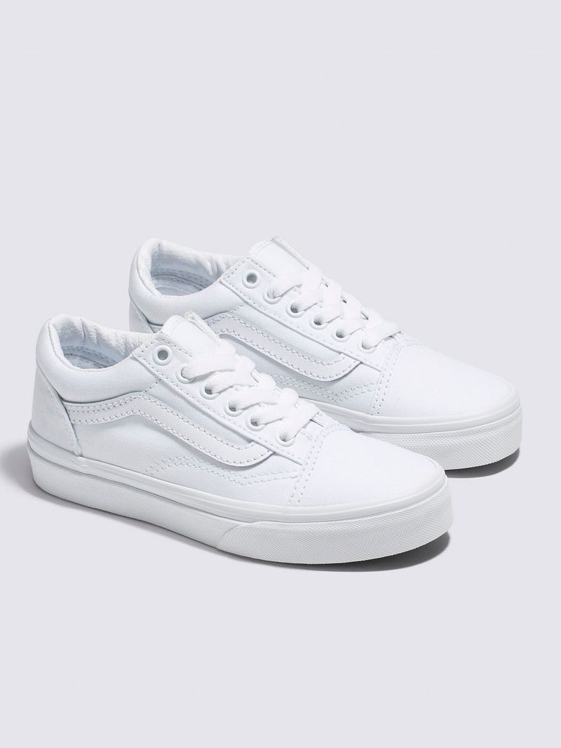 Zapatilla Casual Nino Uy Old Skool Blanco Vans Vans Chile