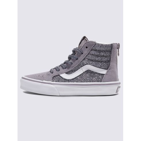 Zapatilla Con Caña Casual Nino Sk8-Hi Zip Gris Vans