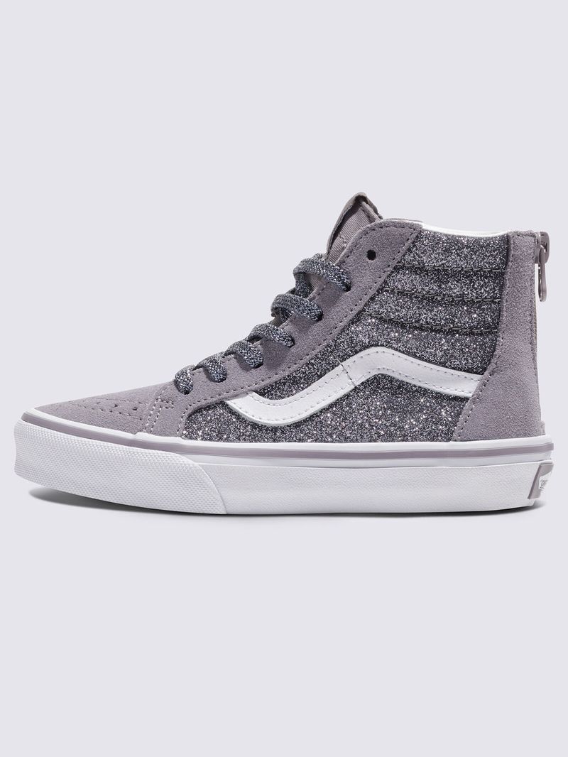 Zapatilla-Con-Caña-Casual-Nino-Sk8-Hi-Zip-Gris-Vans