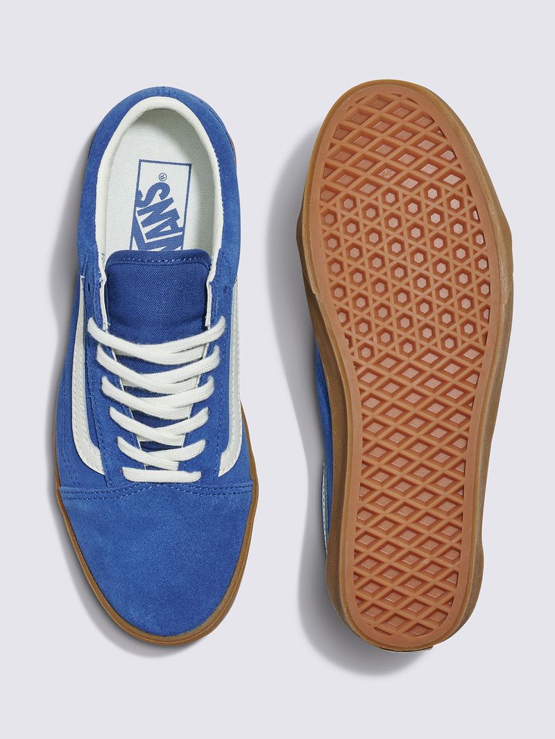 Zapatilla-Con-Caña-Casual-Unisex-Old-Skool-Lowpro-Azul-Vans