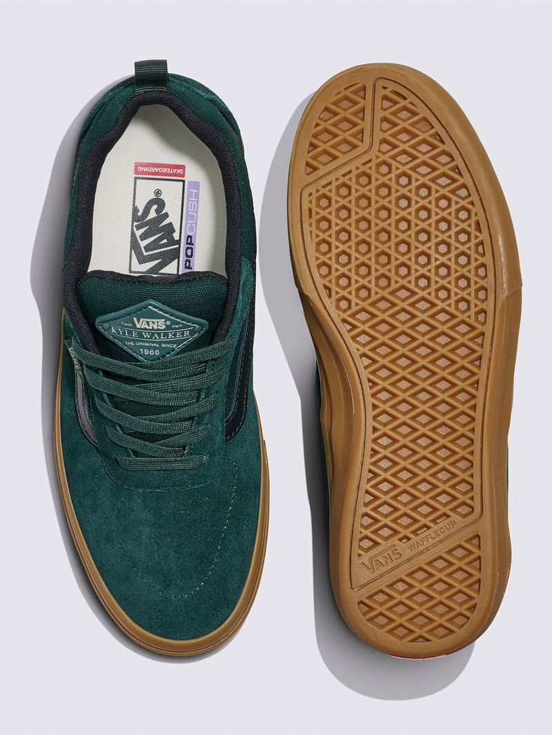 Zapatilla-Casual-Hombre-Skate-Kyle-Walker-Verde-Oscuro-Vans