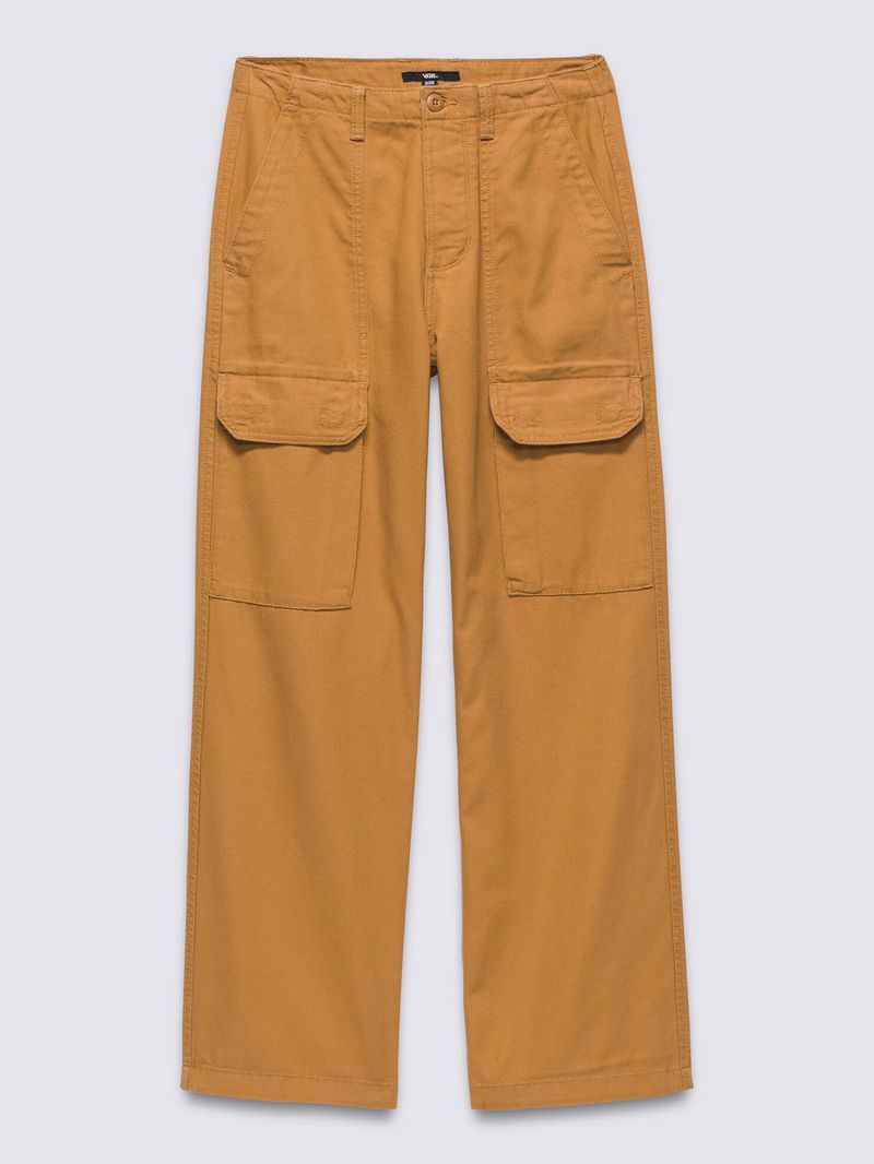 Pantalon-Mujer-Arroyo-Wide-Leg-Carg-Cafe-Claro-Vans