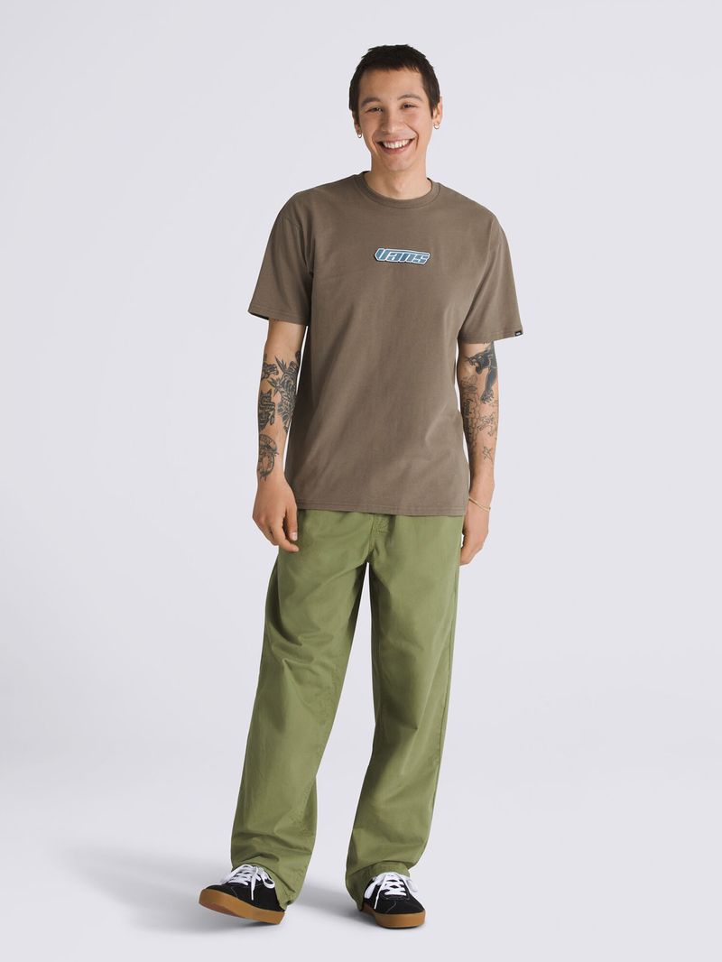 Polera-Manga-Corta-Hombre-Retro-V-Ss-Cafe-Oscuro-Vans