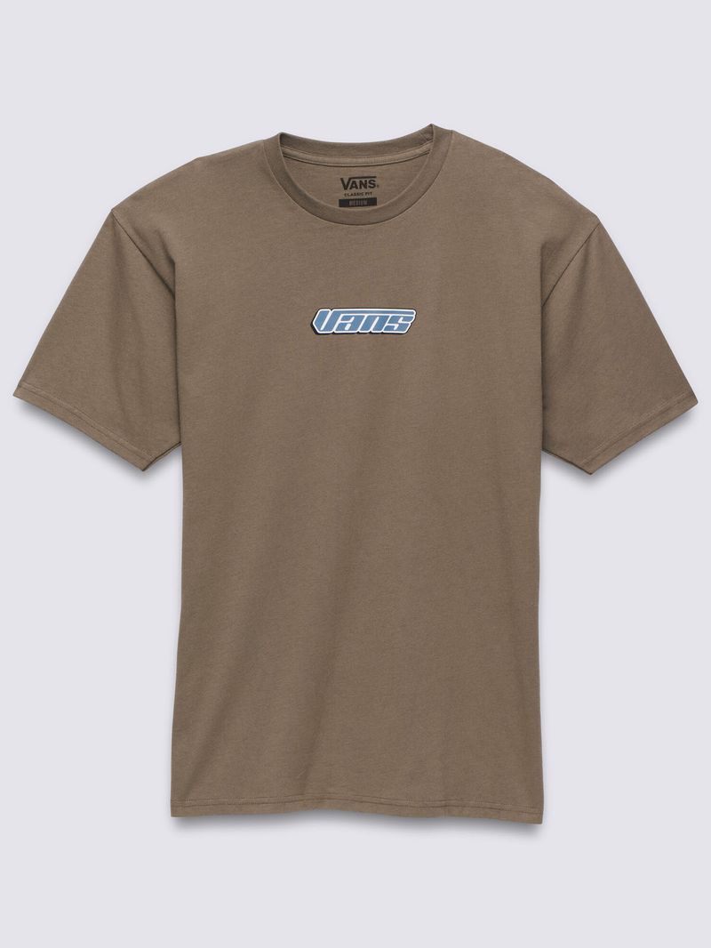 Polera-Manga-Corta-Hombre-Retro-V-Ss-Cafe-Oscuro-Vans