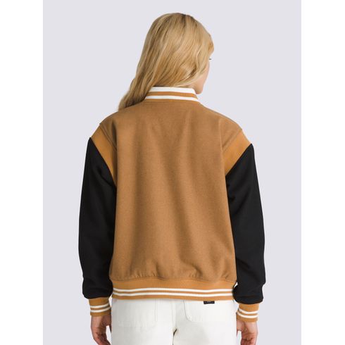 Chaqueta Mujer Piper Stadium Jacket Café Claro Vans
