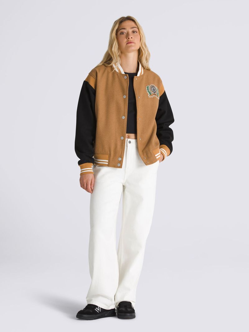 Chaqueta-Mujer-Piper-Stadium-Jacket-Cafe-Claro-Vans
