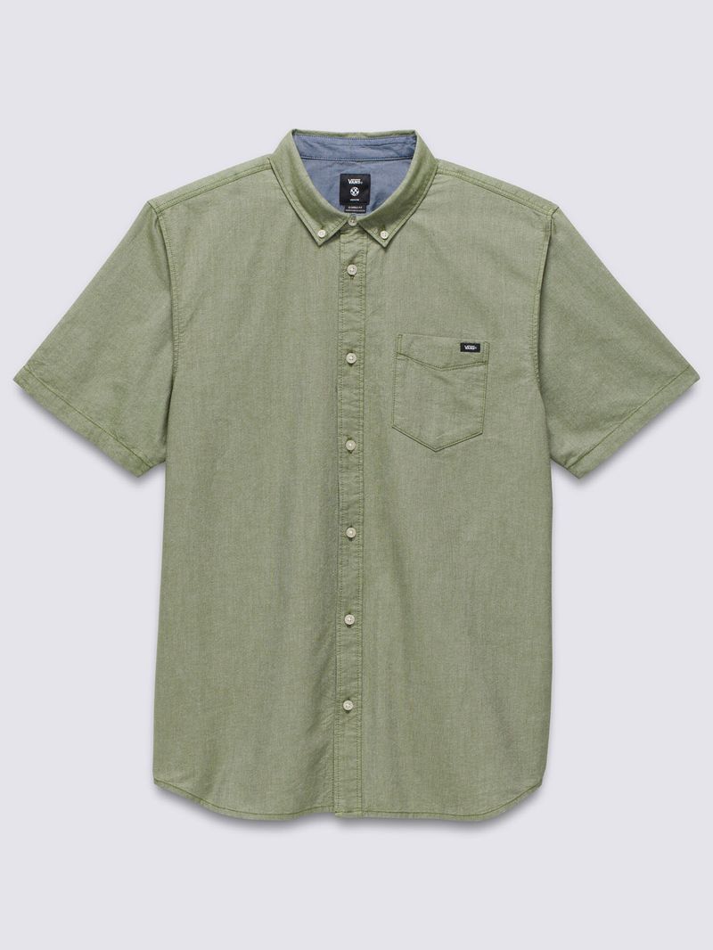 Camisa-Manga-Corta-Hombre-Mn-Houser-Ss-Oliva-Vans