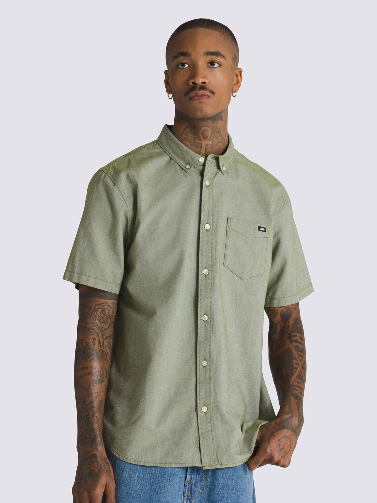 Camisa vans verdes online