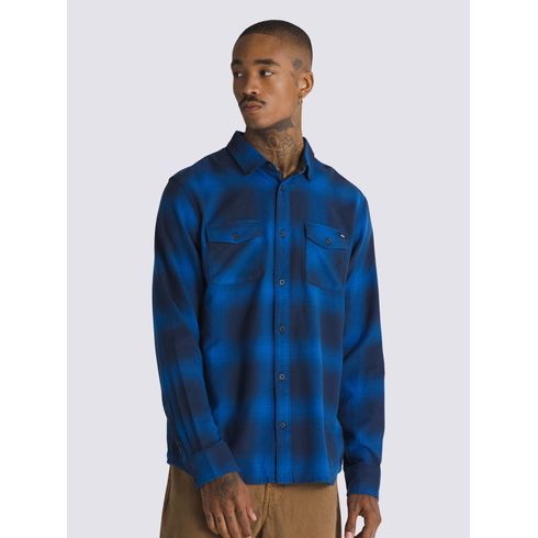 Camisa Manga Larga Hombre Mn Monterey Iii Azul Oscuro Vans