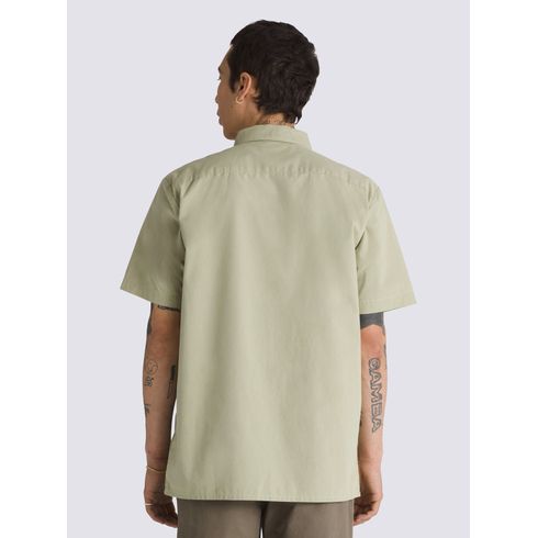 Camisa Manga Corta Hombre Smith Ii Ss Woven Verde Oscuro Vans