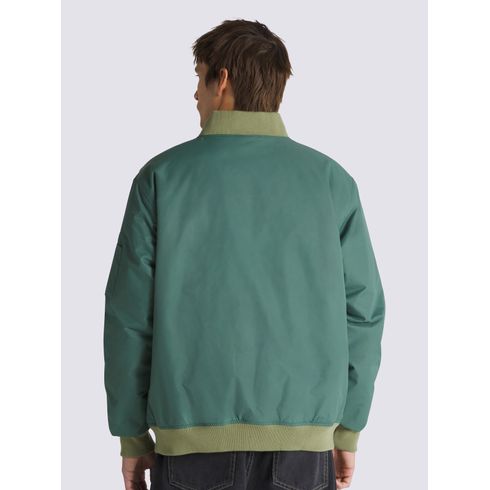 Chaqueta Hombre Copley Bomber Jacket Verde Oscuro Vans