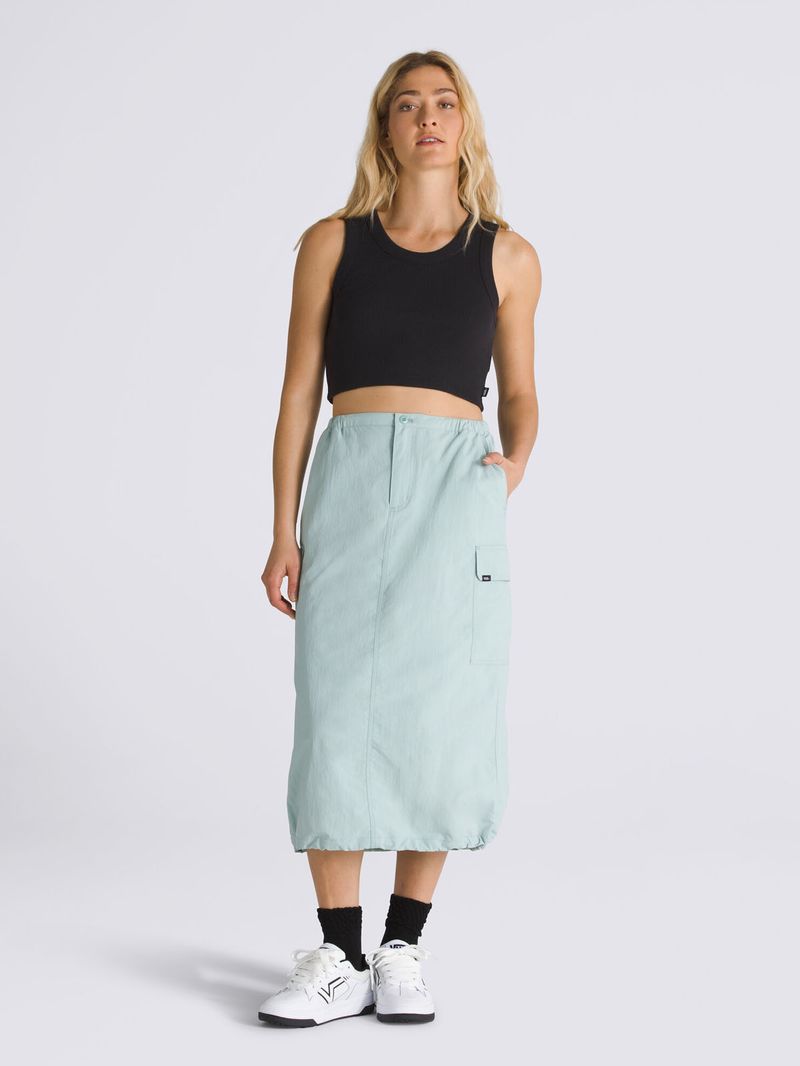 Polera-Sin-Mangas-Mujer-Drew-Rib-Tank-Negro-Vans