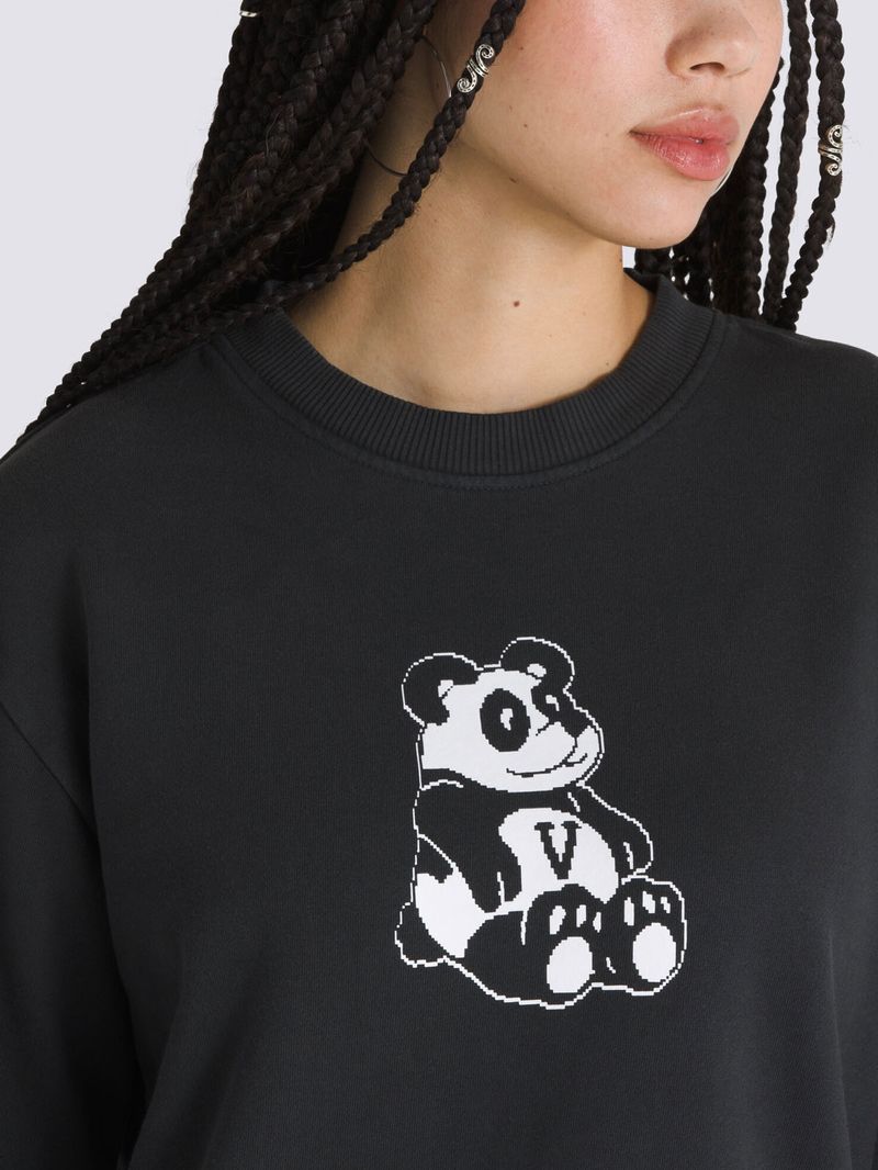 Poleron-Mujer-Pandamonium-Bff-Crew-Negro-Vans