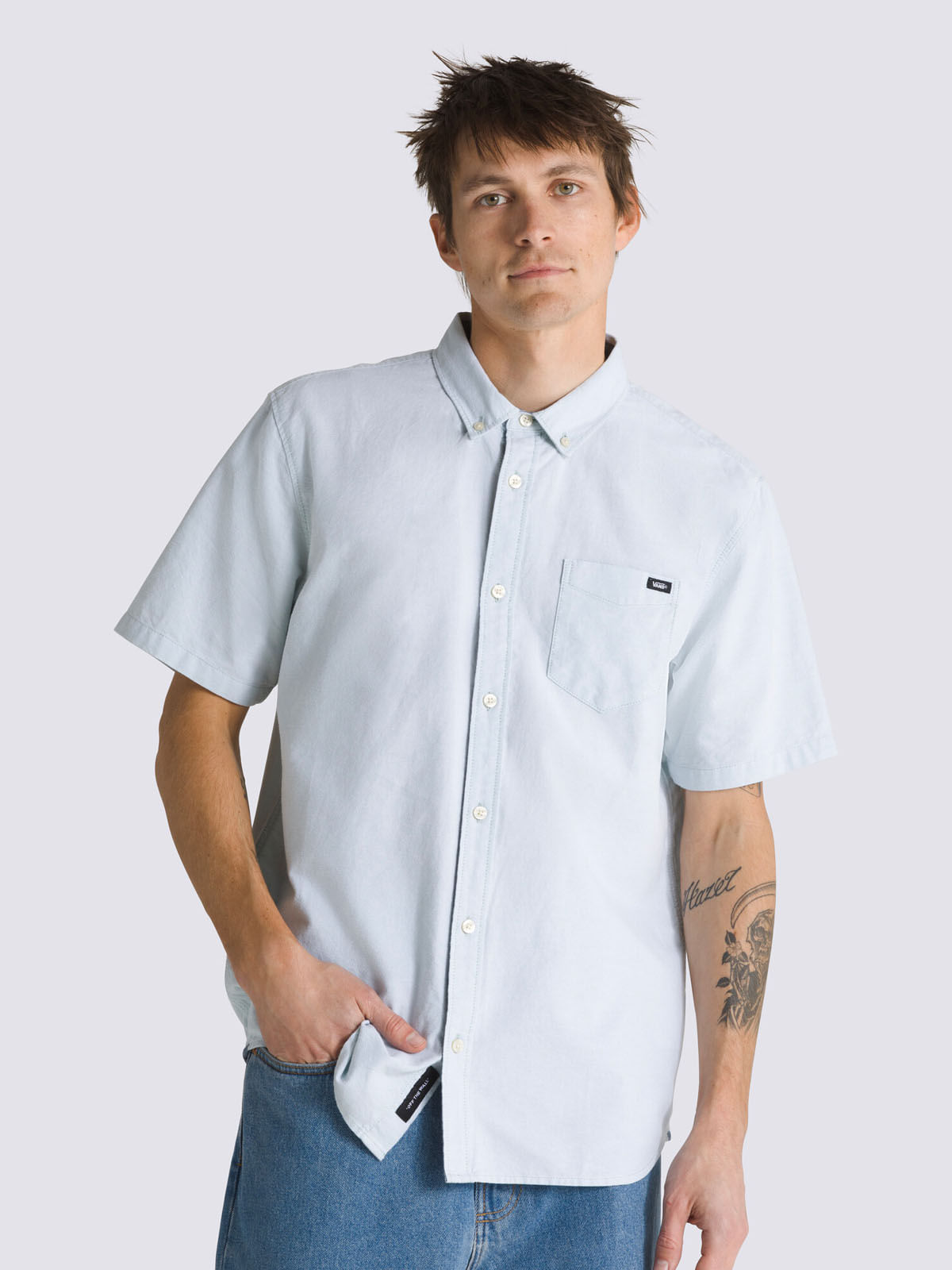 Vans Camisa Manga Corta Hombre Mn Houser Ss Agua Vans Ofertitas