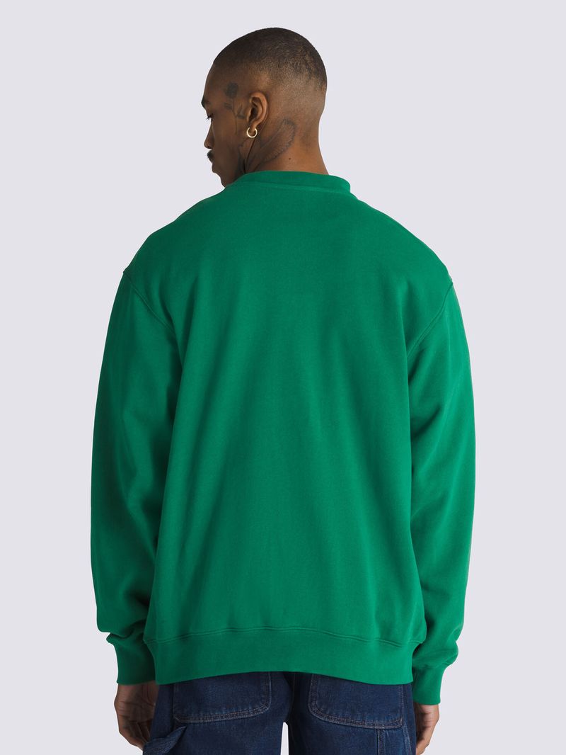 Poleron-Hombre-Original-Standards-V-Verde-Oscuro-Vans