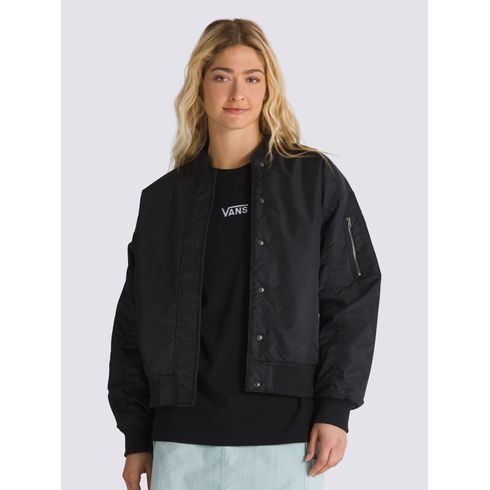 Chaqueta Mujer Bennett Bomber Negro Vans