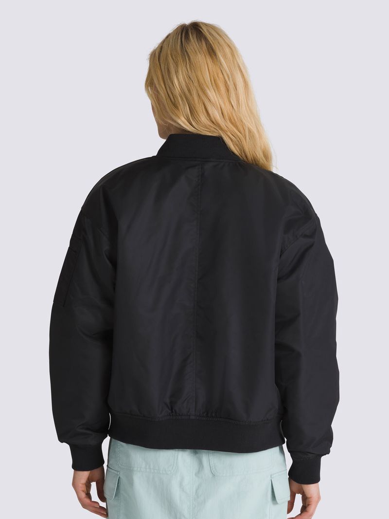 Chaqueta-Mujer-Bennett-Bomber-Negro-Vans