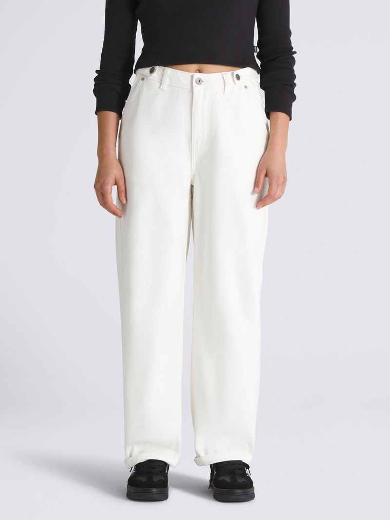 Pantalon Mujer Curbside Pant Blanco Vans