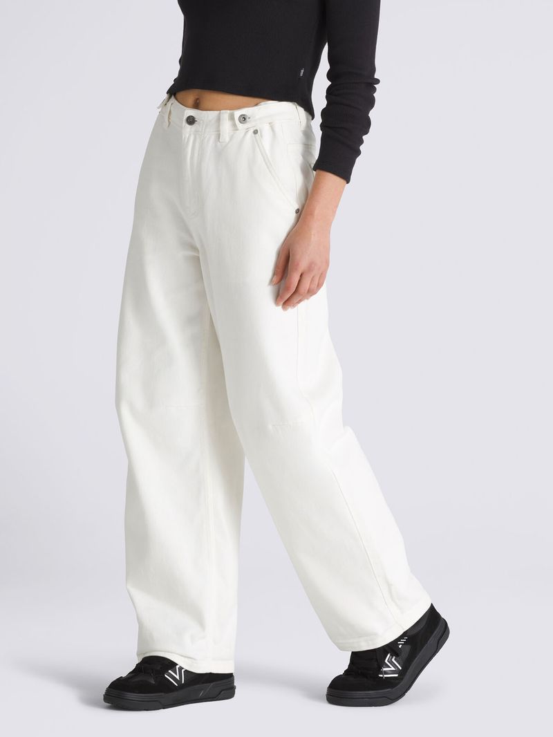 Pantalon Mujer Curbside Pant Blanco Vans