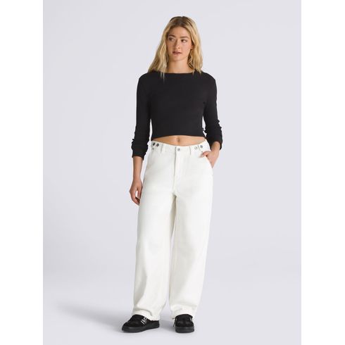 Pantalon Mujer Curbside Pant Blanco Vans