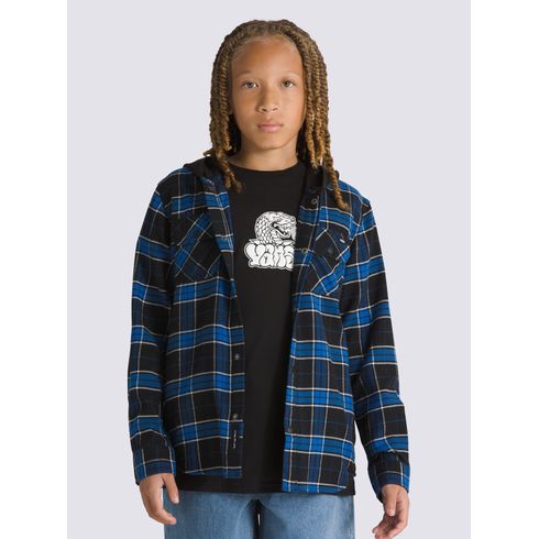 Camisa Manga Larga Nino By Parkway Ii Boys Negro Vans