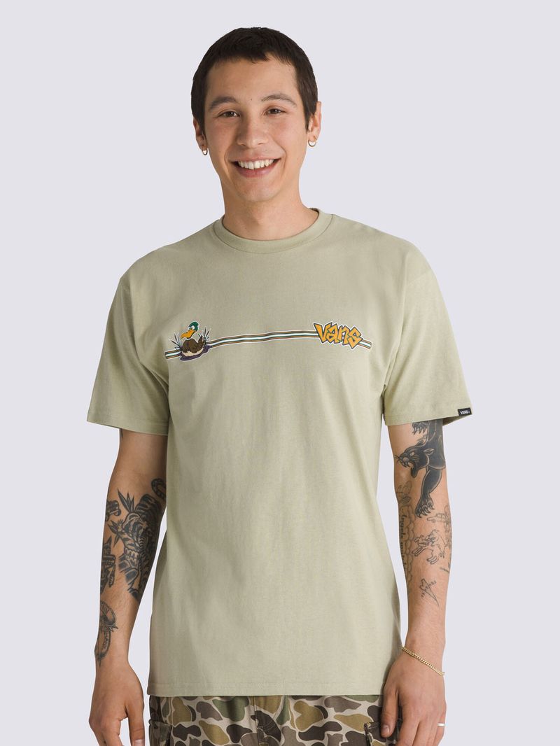 Polera Manga Corta Hombre Mallard Ss Verde Oscuro Vans Vans Chile