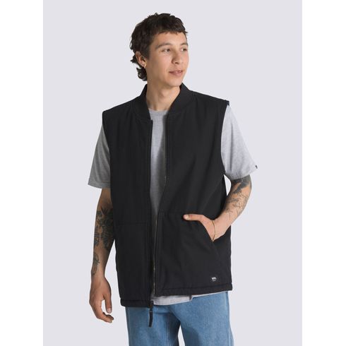 Chaqueta Sin Mangas Hombre Talbot Reversible Ve Negro Vans