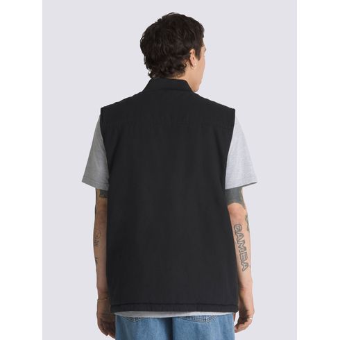 Chaqueta Sin Mangas Hombre Talbot Reversible Ve Negro Vans