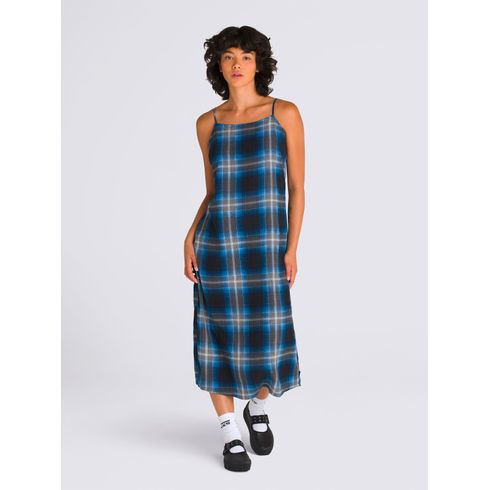 Vestido Mujer Camden Slip Dress Azul Vans