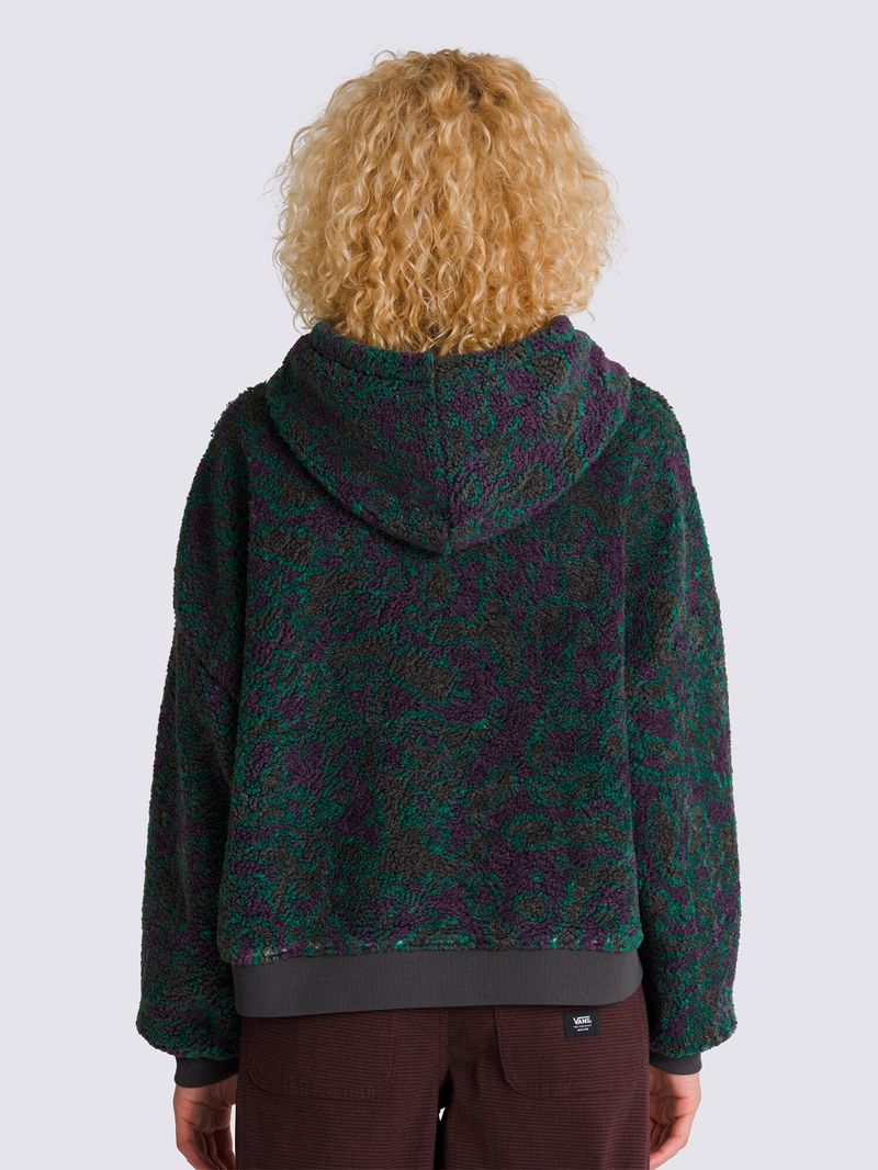 Poleron-Mujer-Collett-Boucle-Loose-Verde-Oscuro-Vans