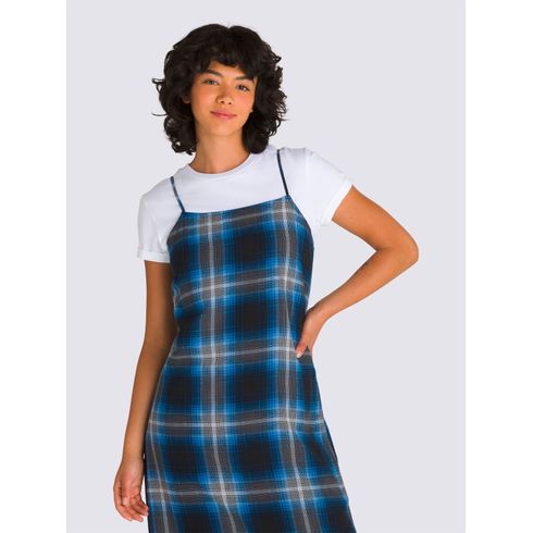 Vestido Mujer Camden Slip Dress Azul Vans